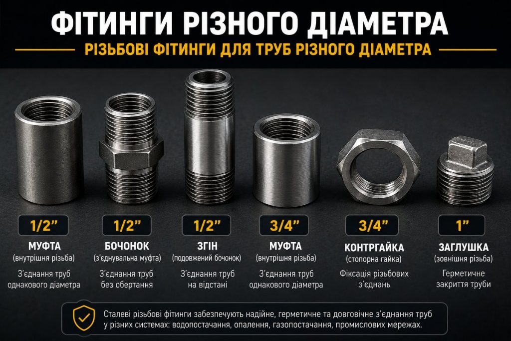 різьбові фітинги