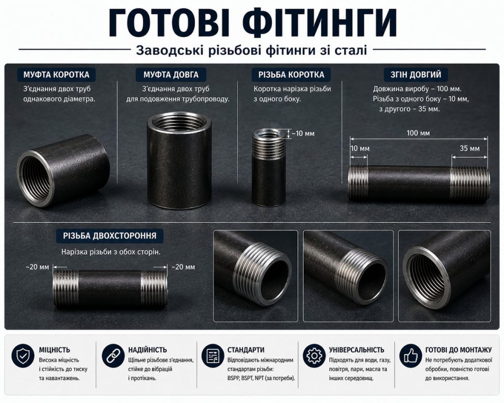 резьбовые фитинги