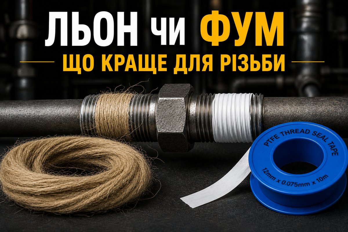 льон чи фум для різьби