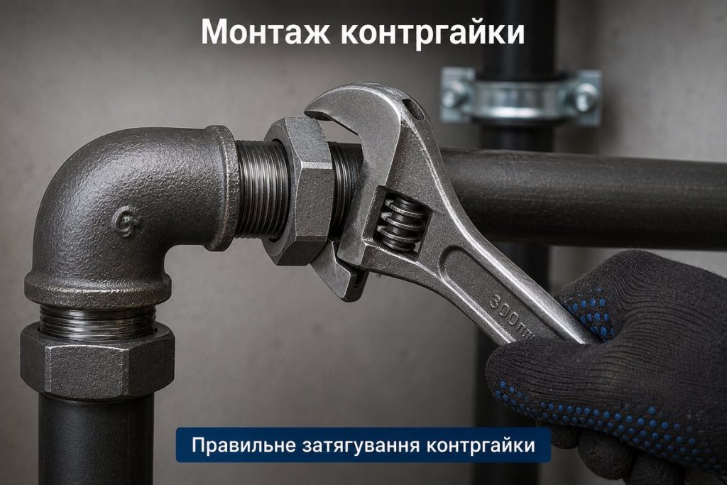 монтаж контргайки