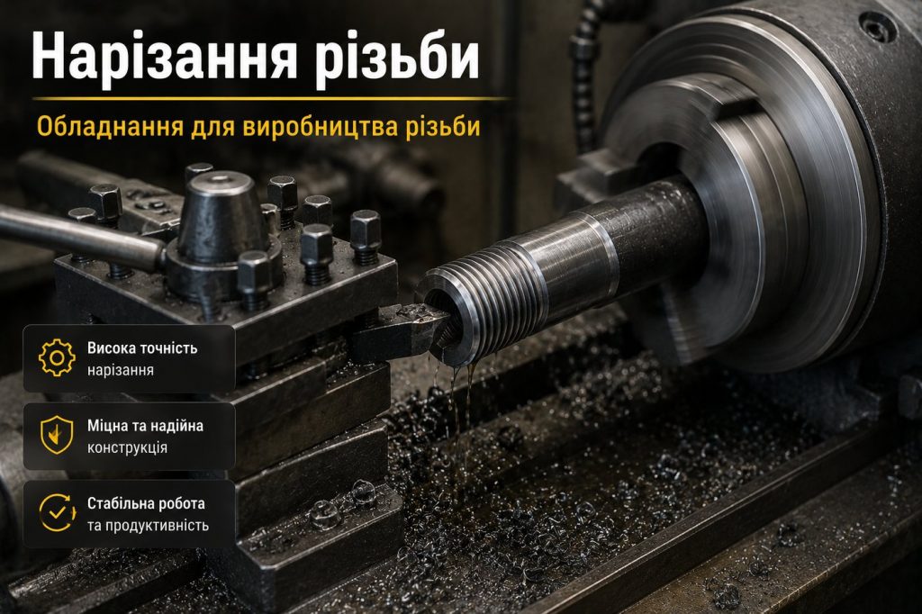 обладнання для різьби