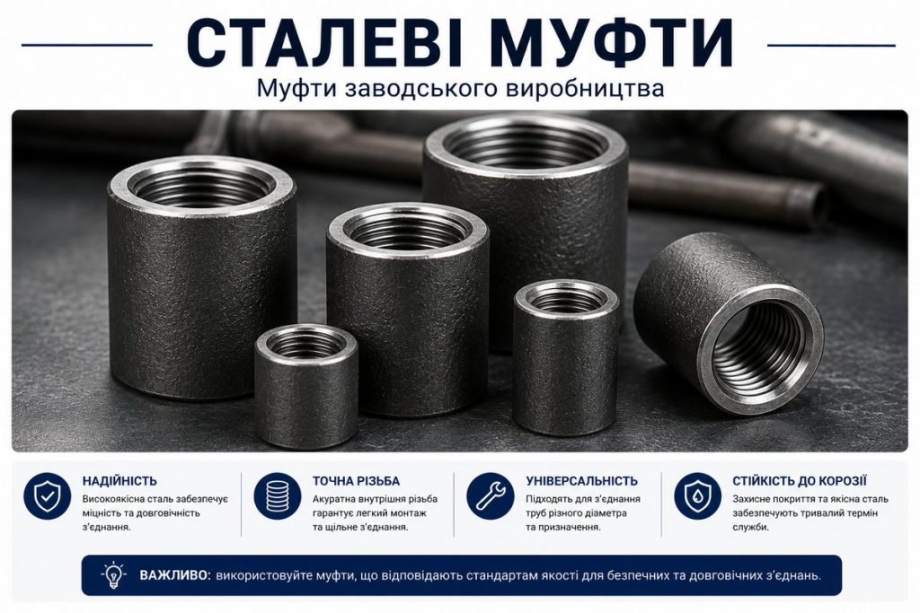 стальные муфты