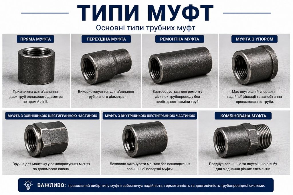 муфты для труб