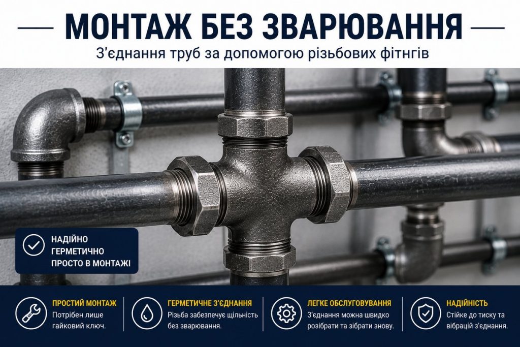 соединение труб без сварки